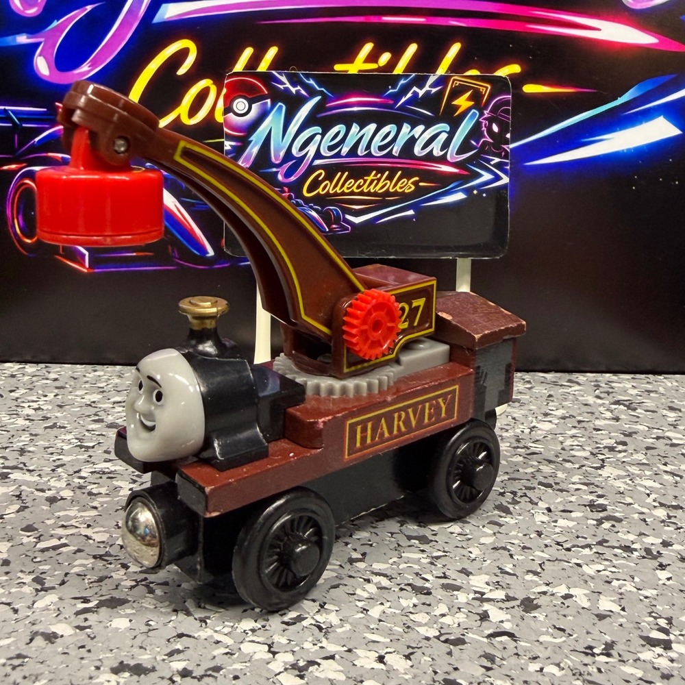 Thomas Wooden Railway Harvey the Crane Engine Number 27 Learning Curve 2003